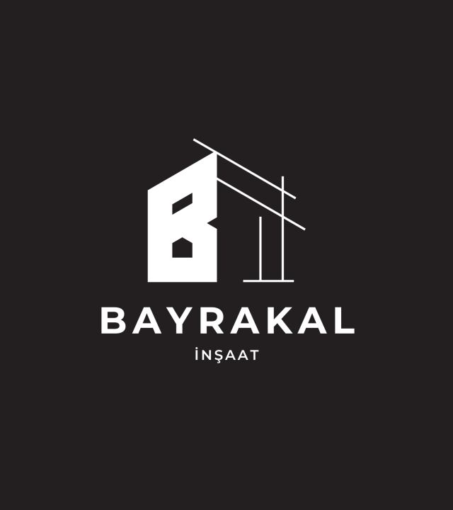 Bayrakal İnşaat Black Logo